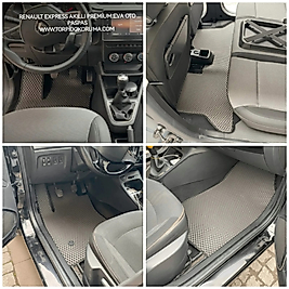 Renault Express Akıllı Premium Eva Oto Paspas (Aksesuarlar Fiyata Dahil Değildir)
