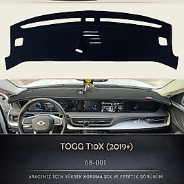 Togg T10X 2019+ Konsol Torpido A3D Koruma Koruyucu Kılıfı