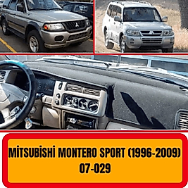 Mitsubishi Montero Sport 1996 - 2009 Konsol Torpido 3D Koruma Koruyucu Kılıfı