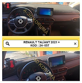 Renault Taliant 2021+ Konsol Torpido 3D Koruma Koruyucu Kılıfı