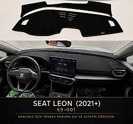 Seat Leon  2021+ Konsol Torpido A3D Koruma  Koruyucu Kılıfı