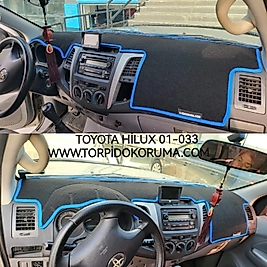 Toyota Hilux 2005+ Konsol Torpido 3D Koruma Koruyucu Kılıfı