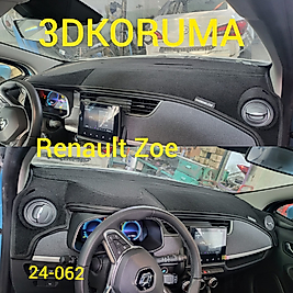 Renault Zoe Konsol Torpido M3D Koruma Koruyucu Kılıfı