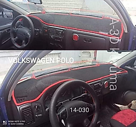 Volkswagen Polo 1997-2001 Konsol Torpido 3D Koruma Koruyucu Kılıfı