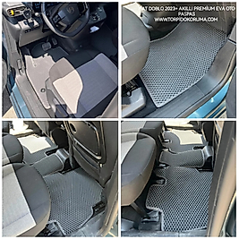 Fiat Doblo 2023+ Kasa Akıllı Premium Eva Oto Paspas (Aksesuarlar Fiyata Dahil Değildir)