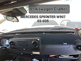 Volkswagen Crafter 2019+ Konsol Torpido 3D Koruma Koruyucu Kılıfı