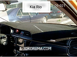 Kia Rio X - Line 2018+ Konsol Torpido 3D Koruma Koruyucu Kılıfı