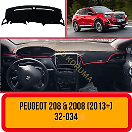 Peugeot 2008  2015 - 2020 Konsol Torpido 3D Koruma