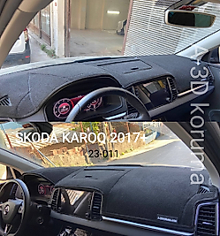 Skoda Karoq 2017+ Konsol Torpido 3D Koruma  Koruyucu Kılıfı