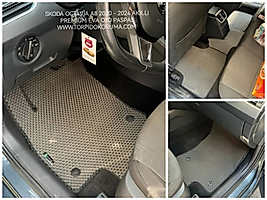 Skoda Octavia A8 2020 - 2024 Akıllı Premium Eva Oto Paspas (Aksesuarlar Fiyata Dahil Değildir)