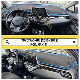 Toyota C -Hr 2016 - 2022 Konsol Torpido A3D Koruma Koruyucu Kılıfı