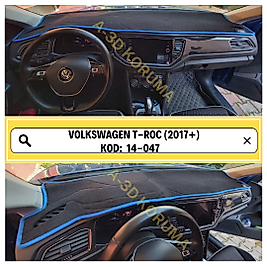 Volkswagen T- Roc 2017+ Konsol Torpido 3D Koruma Koruyucu Kılıfı