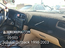 Subaru Legacy B4 Outback 1998 - 2003 Konsol Torpido 3D Koruma Koruyucu Kılıfı