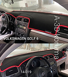 Volkswagen Golf 6 2008-2012 Konsol Torpido 3D Koruma Koruyucu Kılıfı