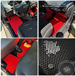 Peugeot 206+ 1998 - 2009 Akıllı Premium Eva Oto Paspas (Aksesuarlar Fiyata Dahil Değildir)