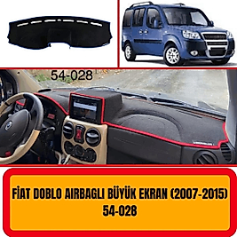 Fiat Doblo Double Ekran Konsol Torpido 3D Koruma