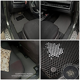 Ssangyong Musso 2019+ Kasa Akıllı Premium Eva Oto Paspas (Aksesuarlar Fiyata Dahil Değildir)