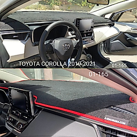 Toyota Corolla 2019+ Konsol Torpido 3D Koruma Hayalet Ekranlı Koruyucu Kılıfı