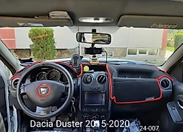 Renault Duster 2015+ Konsol Torpido 3D Koruma Koruyucu Kılıfı