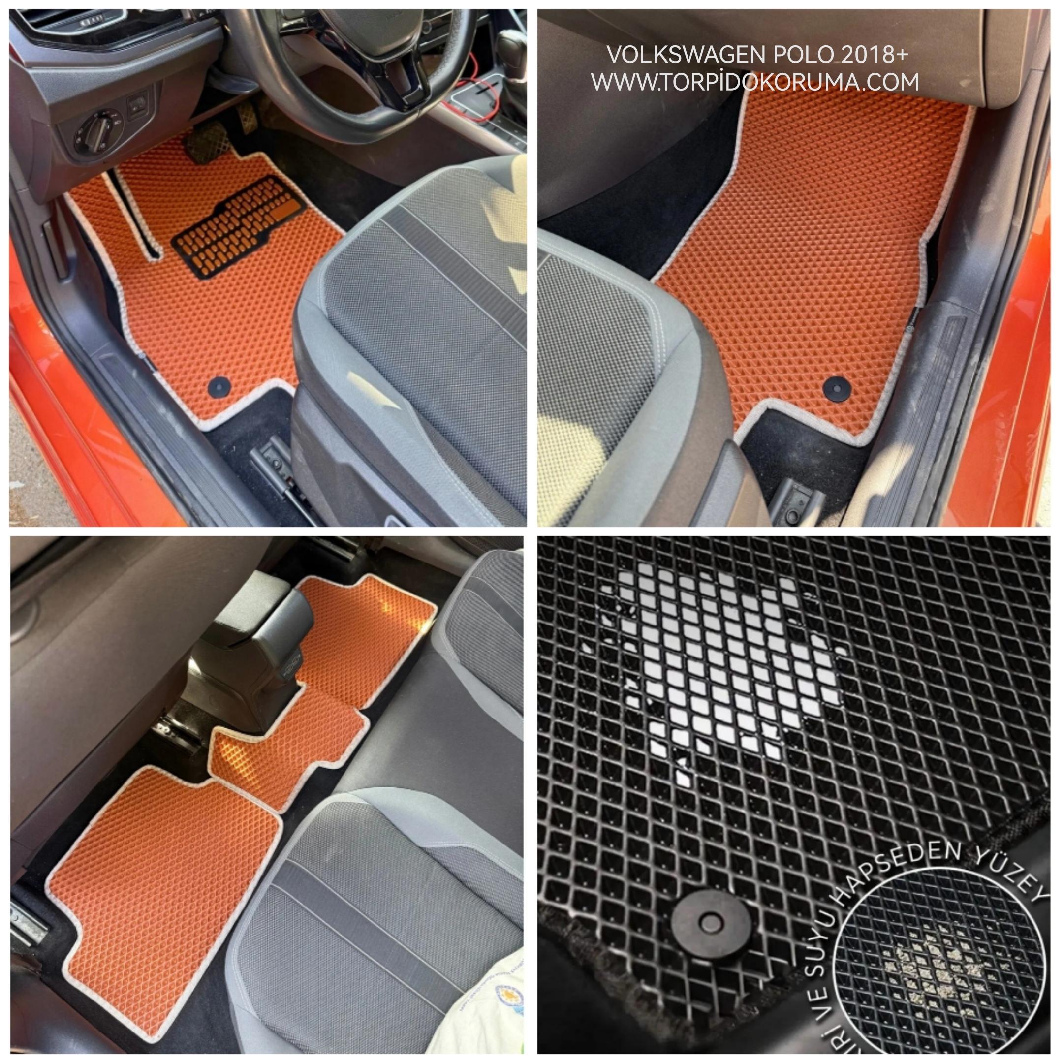 Volkswagen Polo 2018 - 2024 Kasa Akıllı Premium Eva Oto Paspas (Aksesuarlar Fiyata Dahil Değildir)