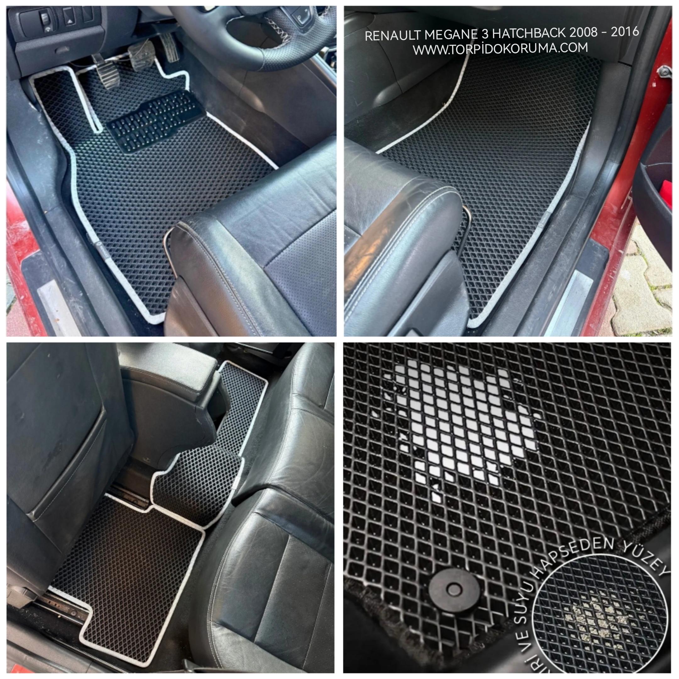 Renault Megane 3 2008 - 2016 Kasa Akıllı Premium Eva Oto Paspas (Aksesuarlar Fiyata Dahil Değildir)