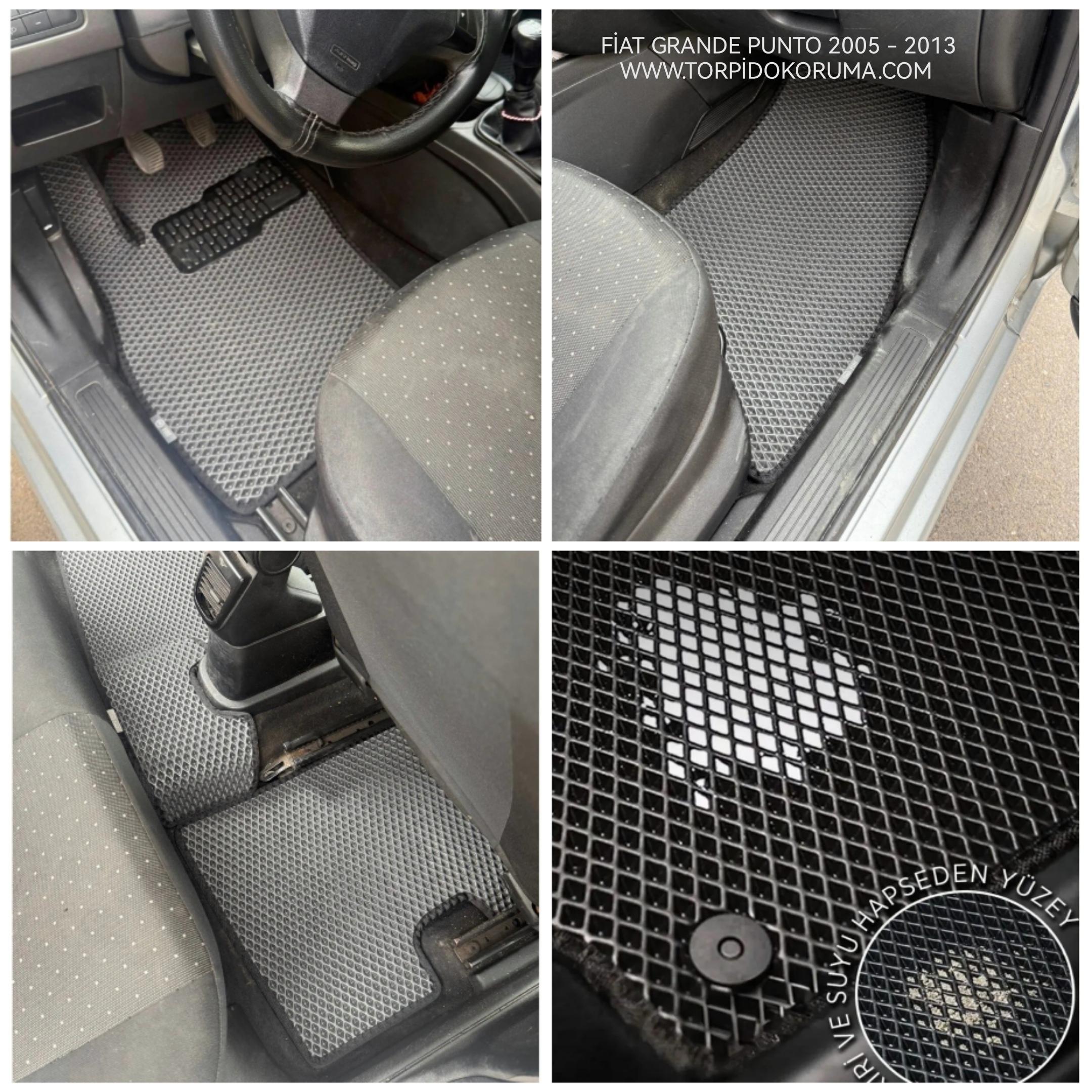 Fiat Grande Punto 2005 - 2018 Kasa Akıllı Premium Eva Oto Paspas (Aksesuarlar Fiyata Dahil Değildir)