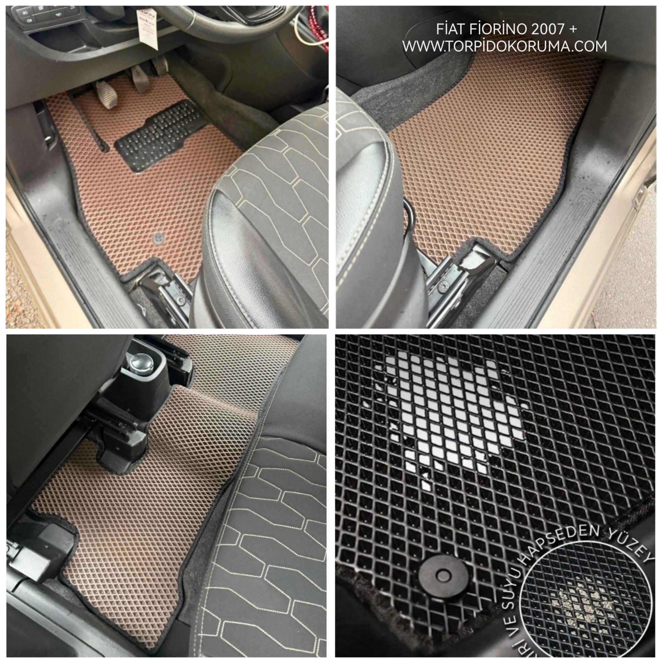 Fiat Fiorino 2007 - 2020 Kasa Akıllı Premium Eva Oto Paspas (Aksesuarlar Fiyata Dahil Değildir)