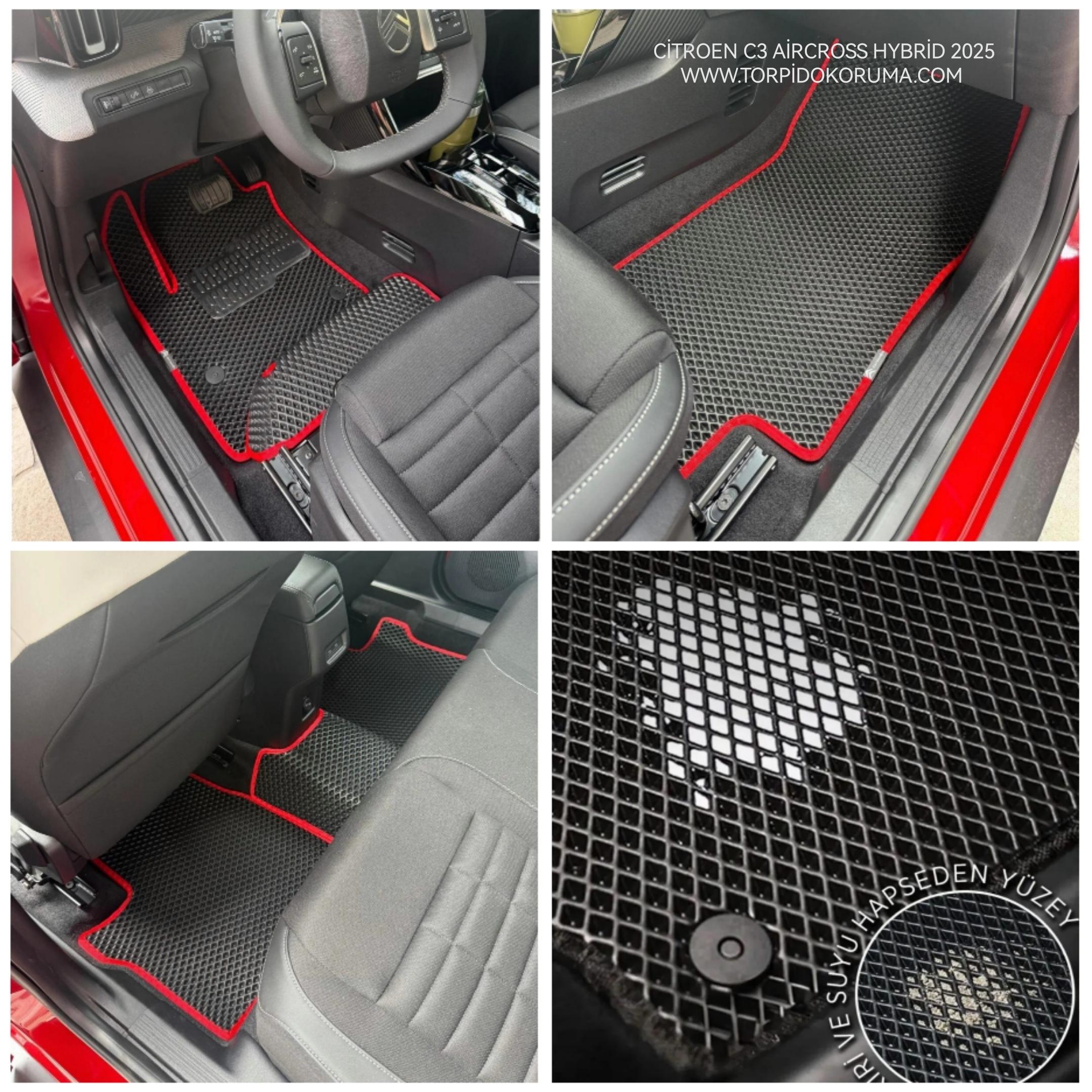 Citroen C3 Aircross 2025 Kasa Akıllı Premium Eva Oto Paspas (Aksesuarlar Fiyata Dahil Değildir)