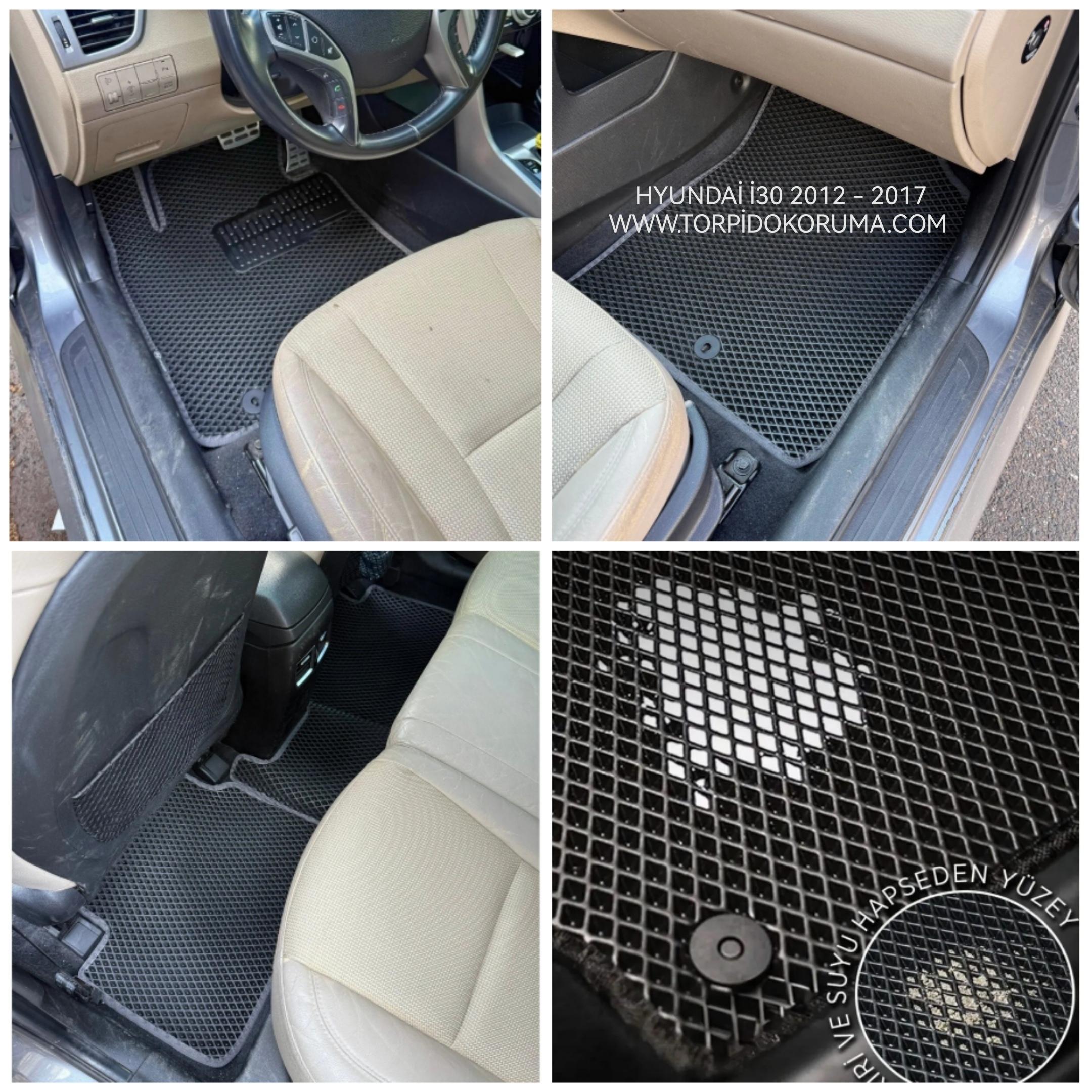 Hyundai İ30 2012+ Akıllı Premium Eva Oto Paspas (Aksesuarlar Fiyata Dahil Değildir)