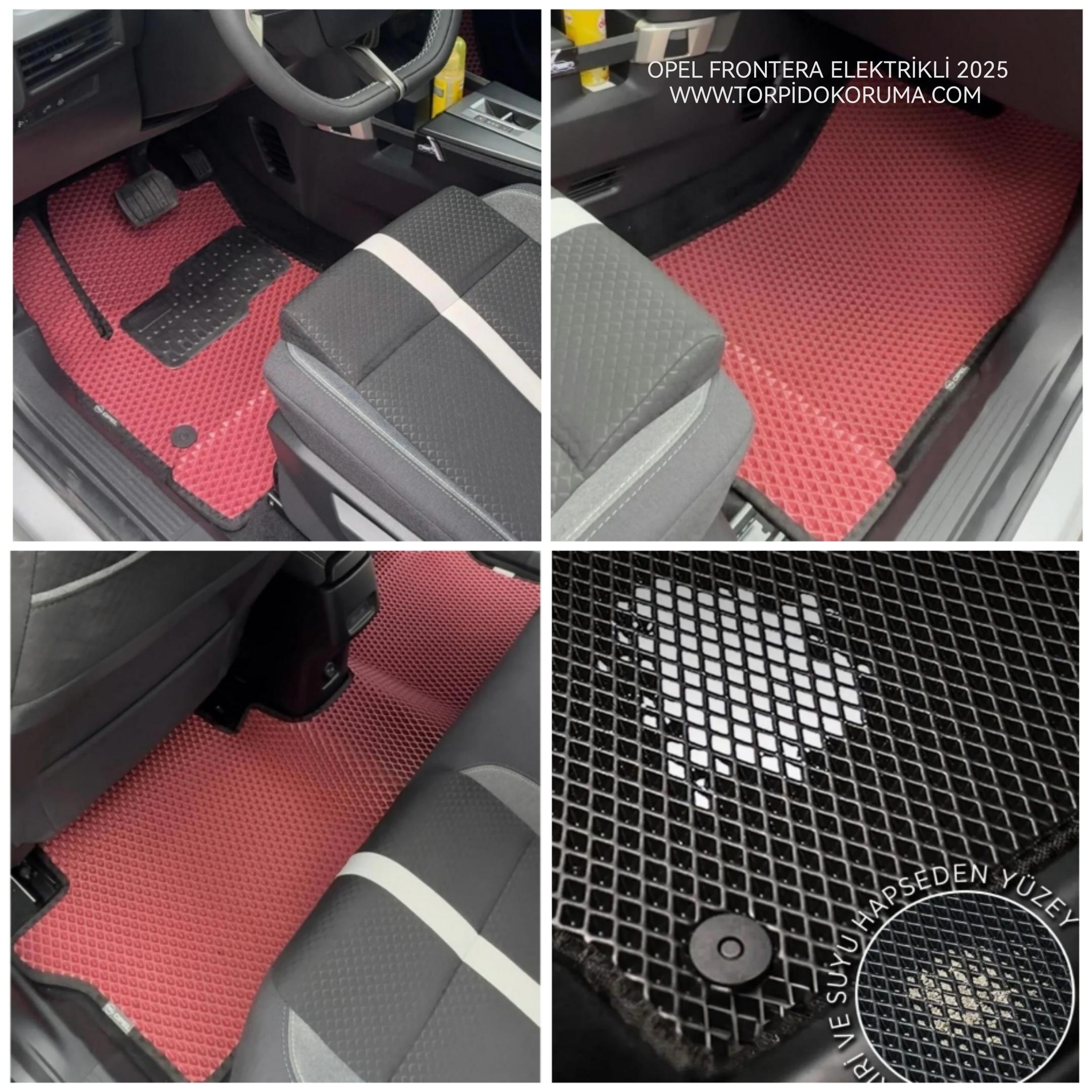 Opel Frontera Elektrikli Akıllı Premium Eva Oto Paspas (Aksesuarlar Fiyata Dahil Değildir)