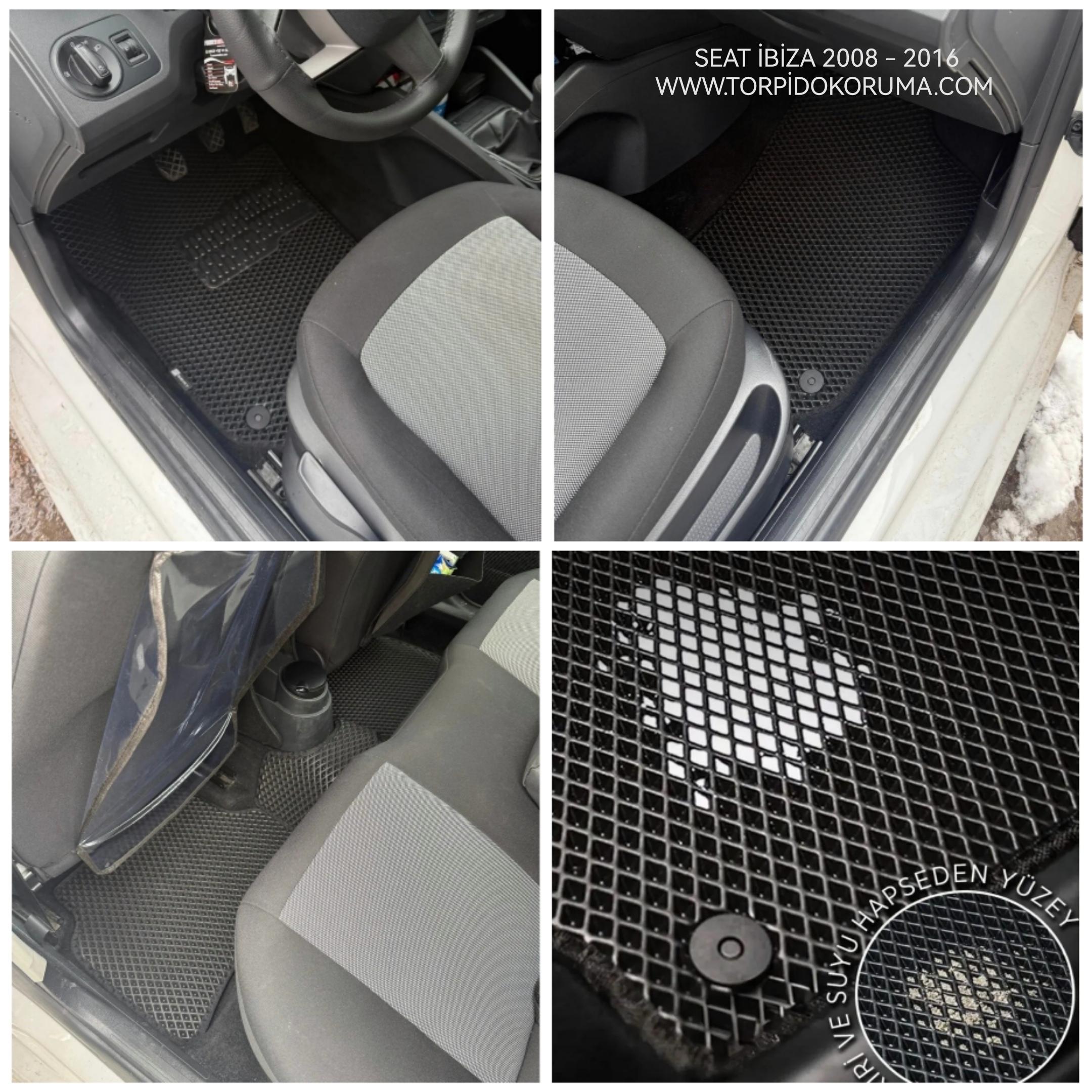 Seat İbiza 2008 - 2016 Akıllı Premium Eva Oto Paspas (Aksesuarlar Fiyata Dahil Değildir)