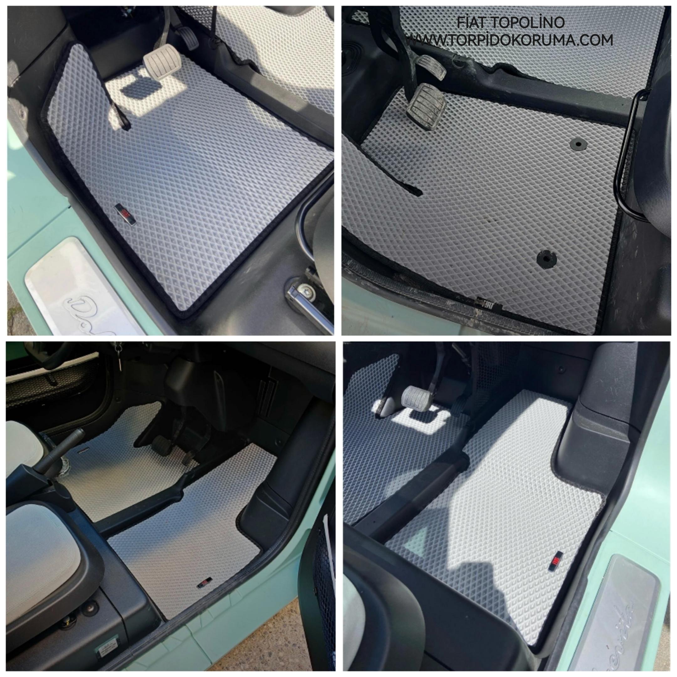 Fiat Topolino Kasa Akıllı Premium Eva Oto Paspas (Aksesuarlar Fiyata Dahil Değildir)