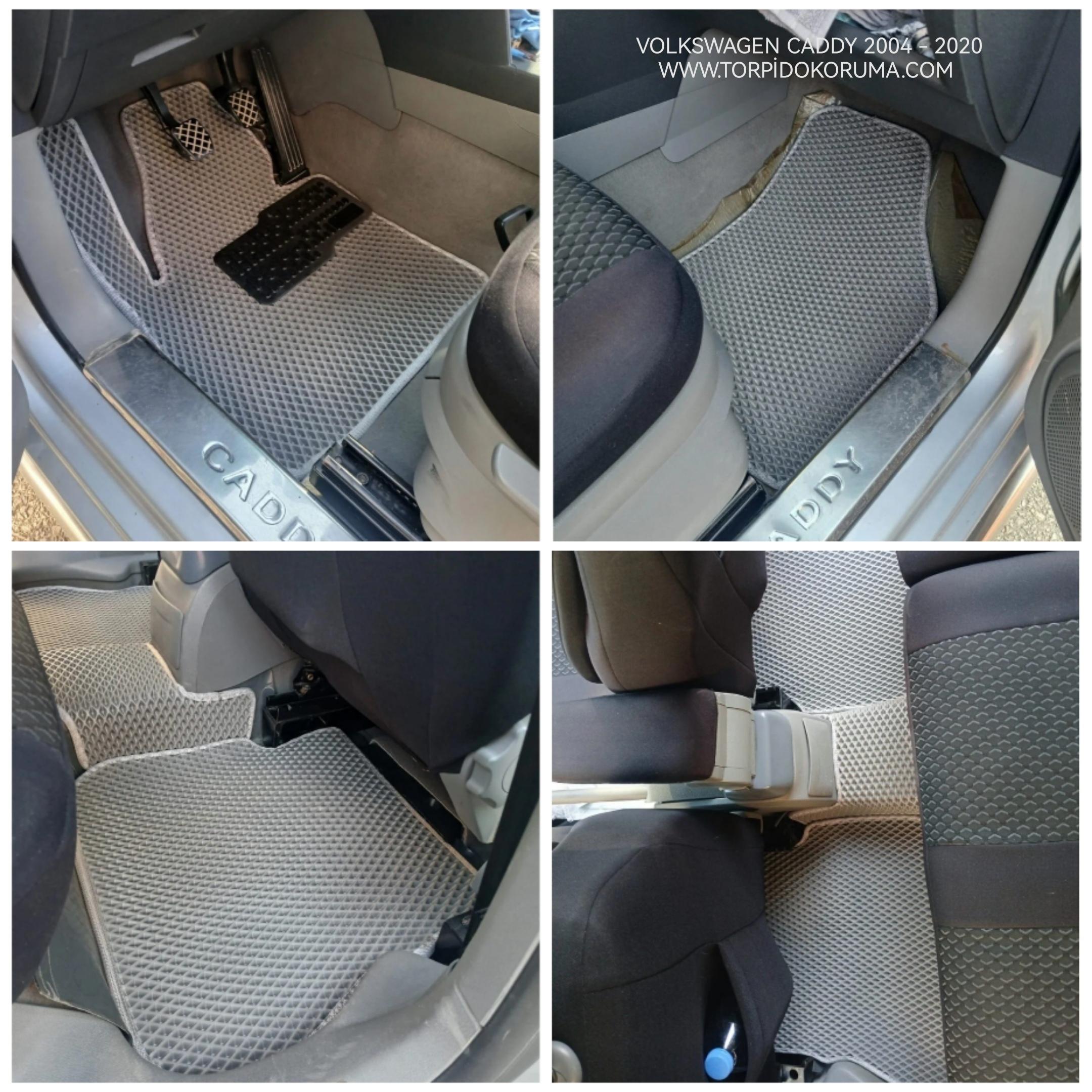 Volkswagen Caddy 2004 - 2020 Kasa Akıllı Premium Eva Oto Paspas (Aksesuarlar Fiyata Dahil Değildir)