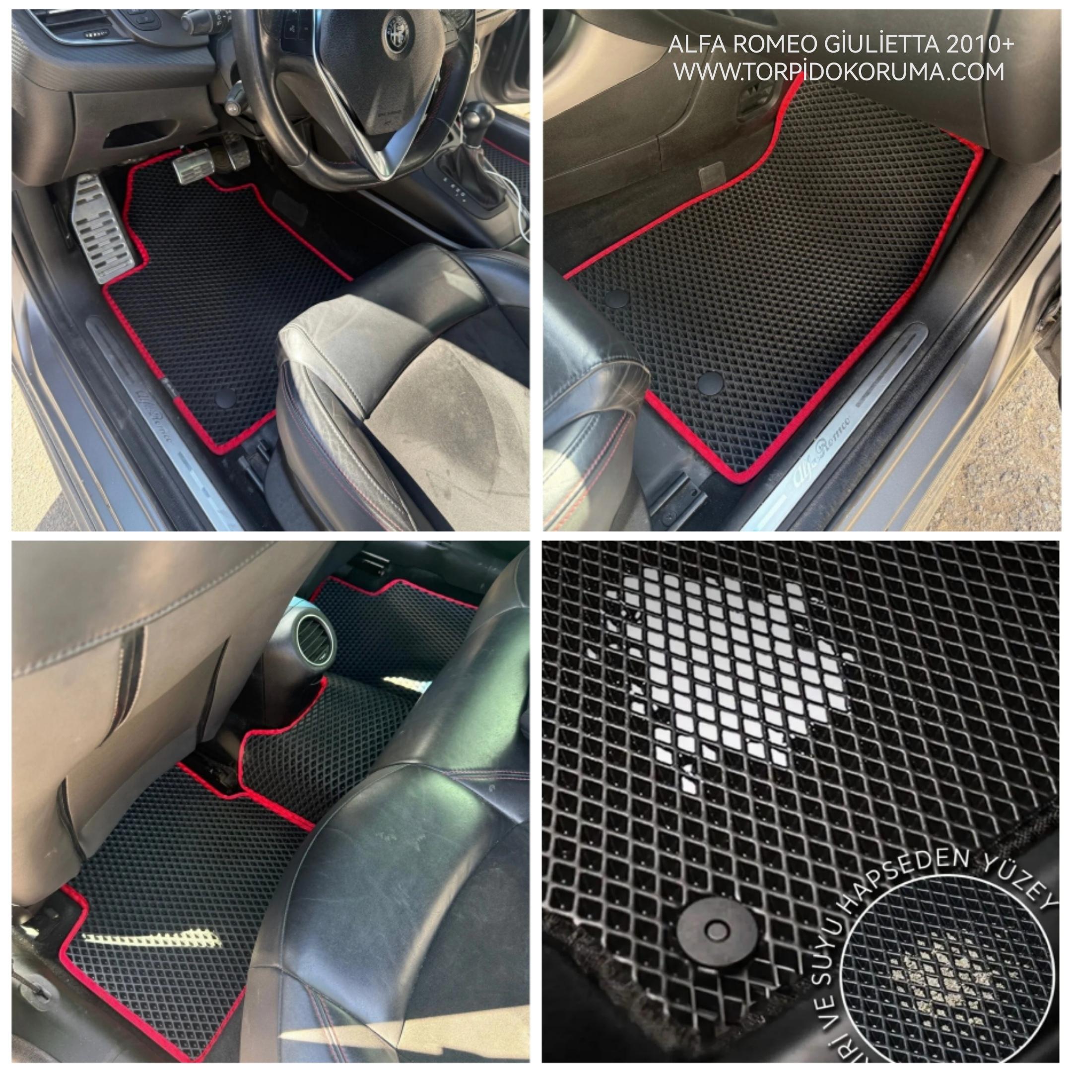 Alfa Romeo Guilietta 2010+ Akıllı Premium Eva Oto Paspas (Aksesuarlar Fiyata Dahil Değildir)