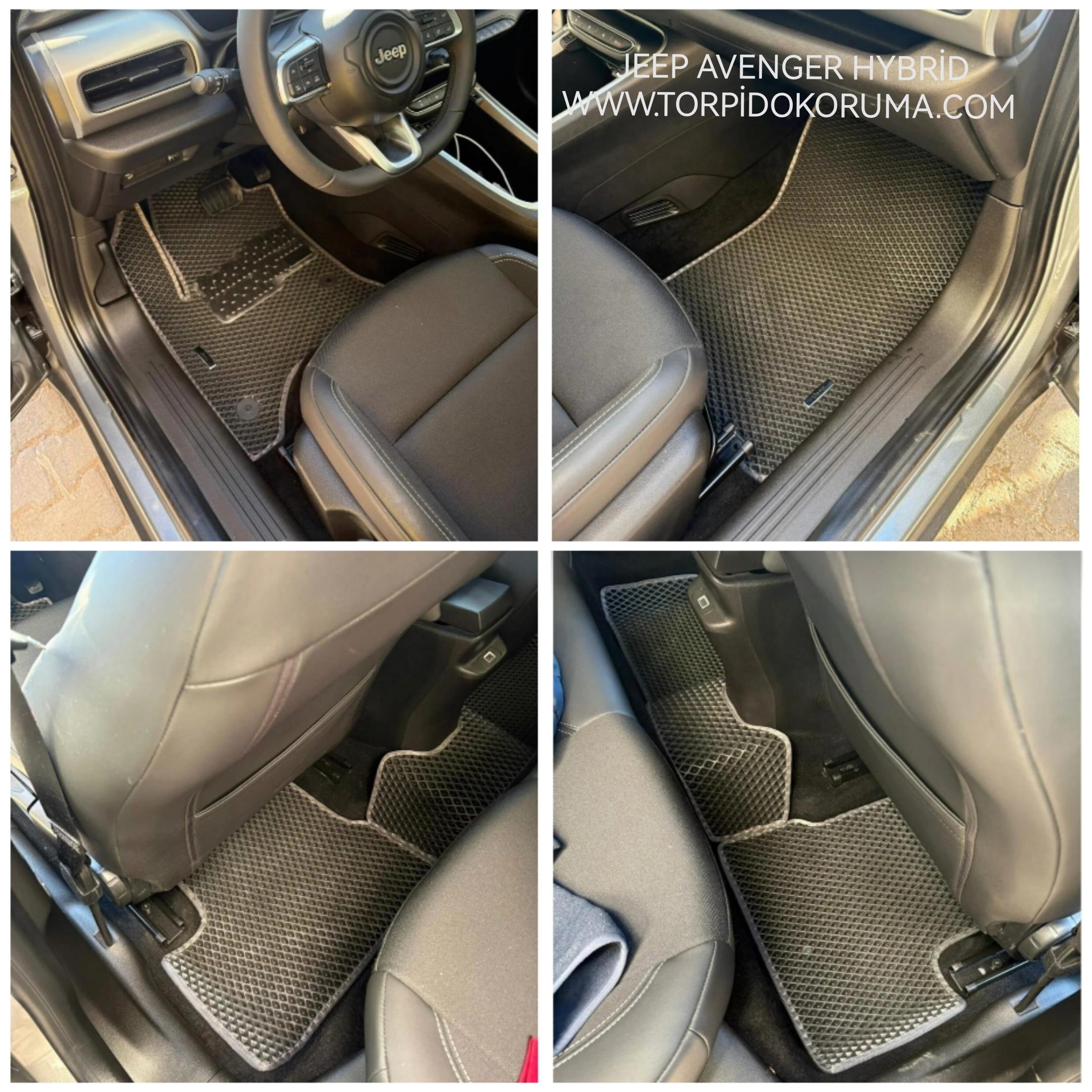 Jeep Avenger Hybrid Akıllı Premium Eva Oto Paspas (Aksesuarlar Fiyata Dahil Değildir)