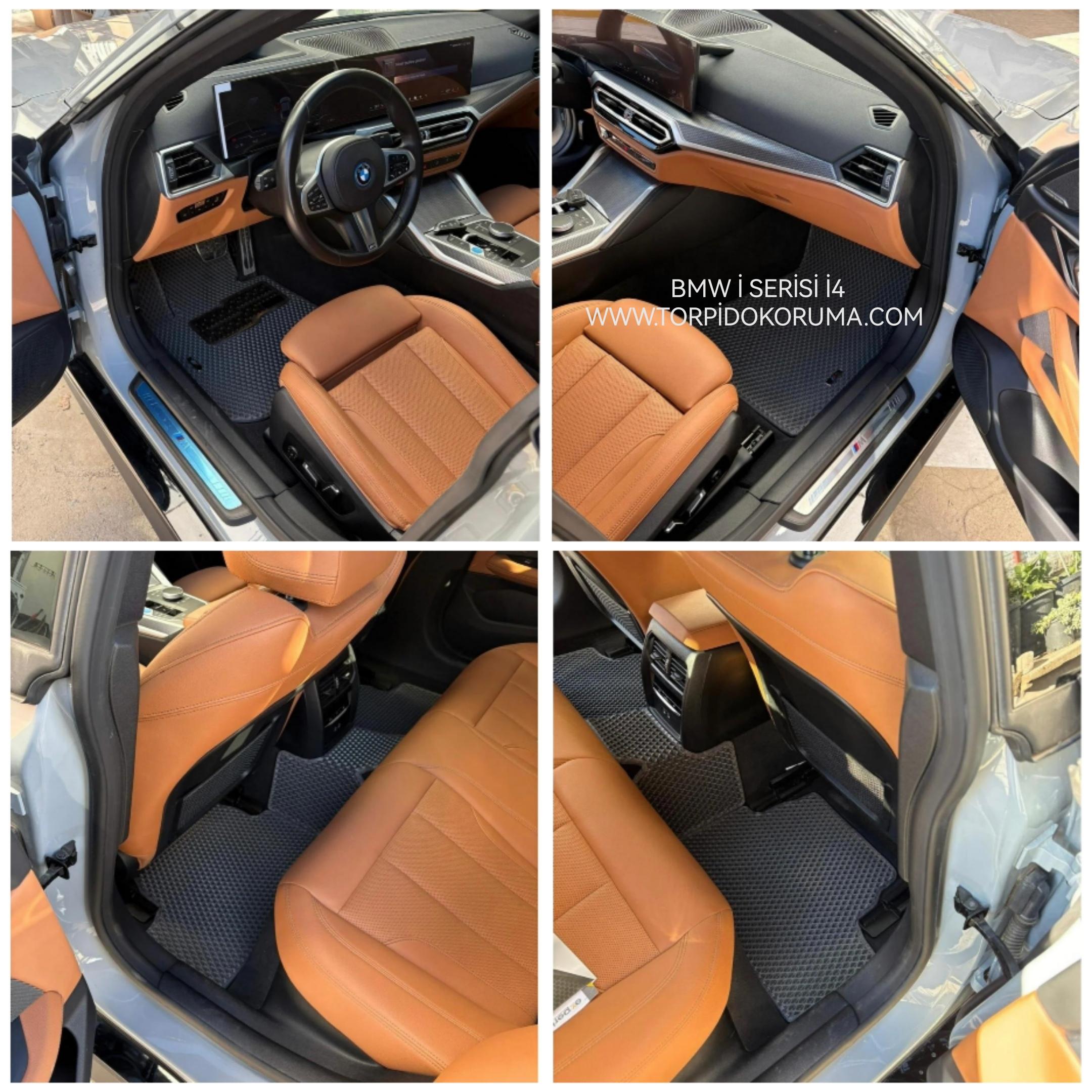 Bmw İ Serisi İ4 G26 2022+ Elektrikli Kasa Akıllı Premium Eva Oto Paspas (Aksesuarlar Fiyata Dahil Değildir)