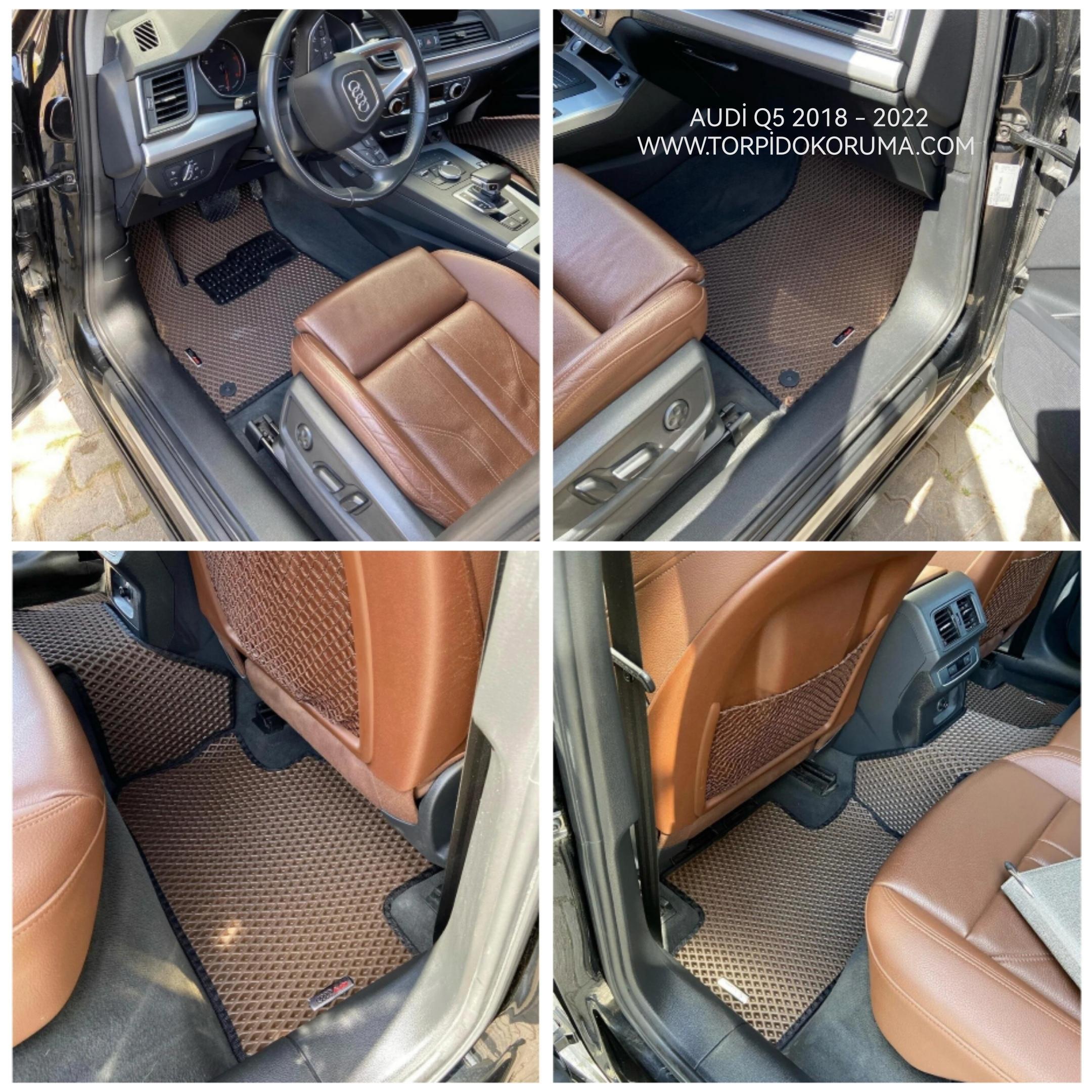 Audi Q5 2018 - 2022 Akıllı Premium Eva Oto Paspas (Aksesuarlar Fiyata Dahil Değildir)