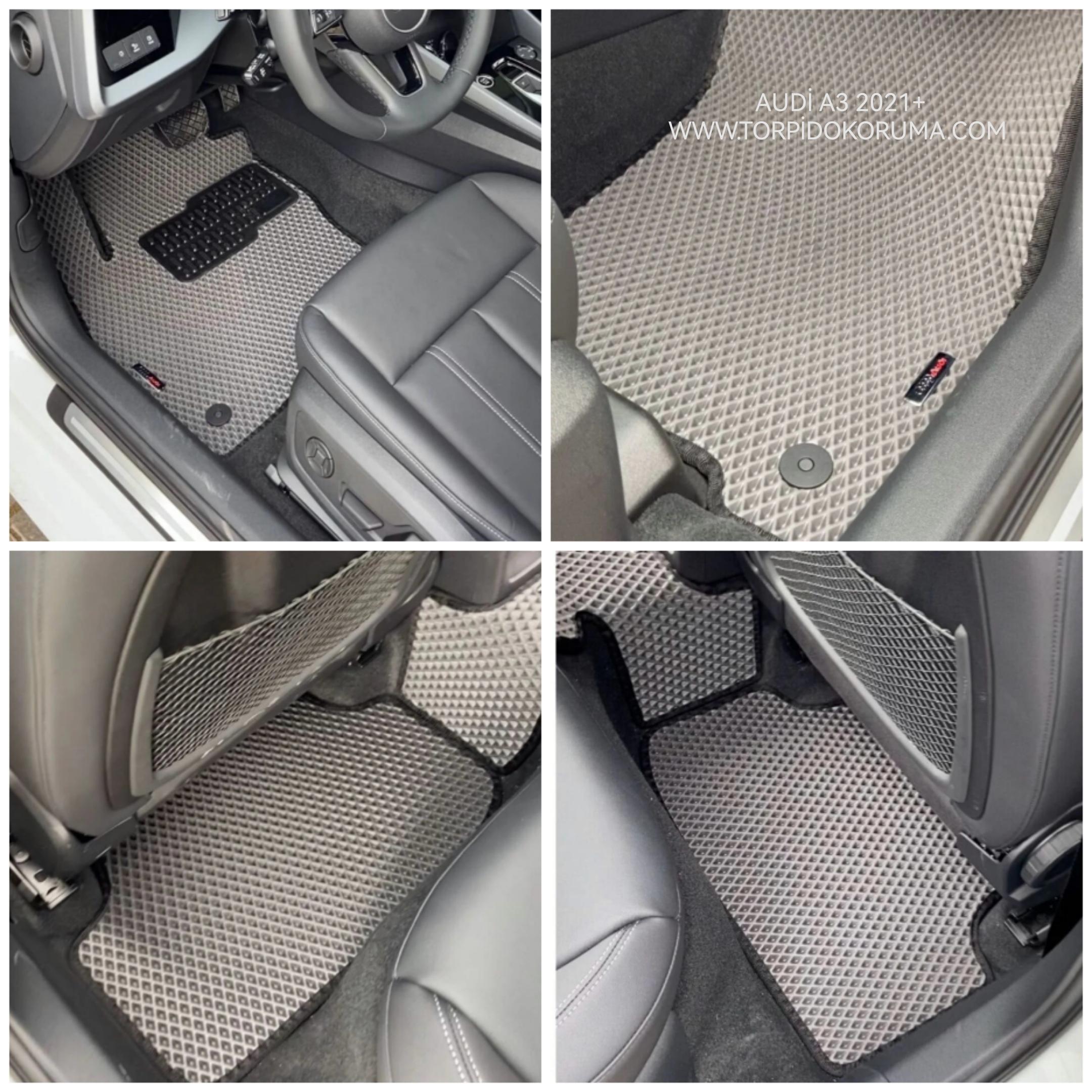 Audi A3 2021+ Akıllı Premium Eva Oto Paspas (Aksesuarlar Fiyata Dahil Değildir)