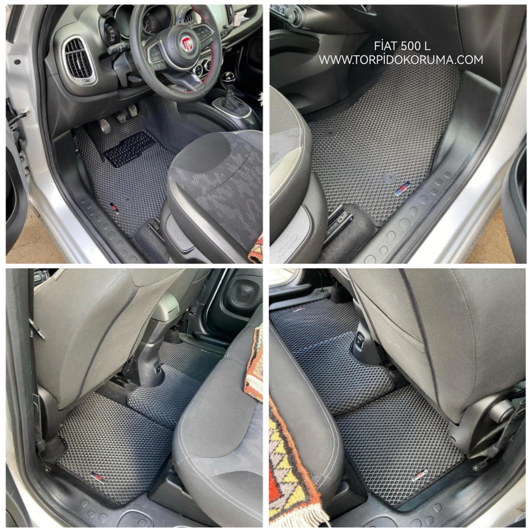 Fiat 500L Akıllı Premium Eva Oto Paspas (Aksesuarlar Fiyata Dahil Değildir)