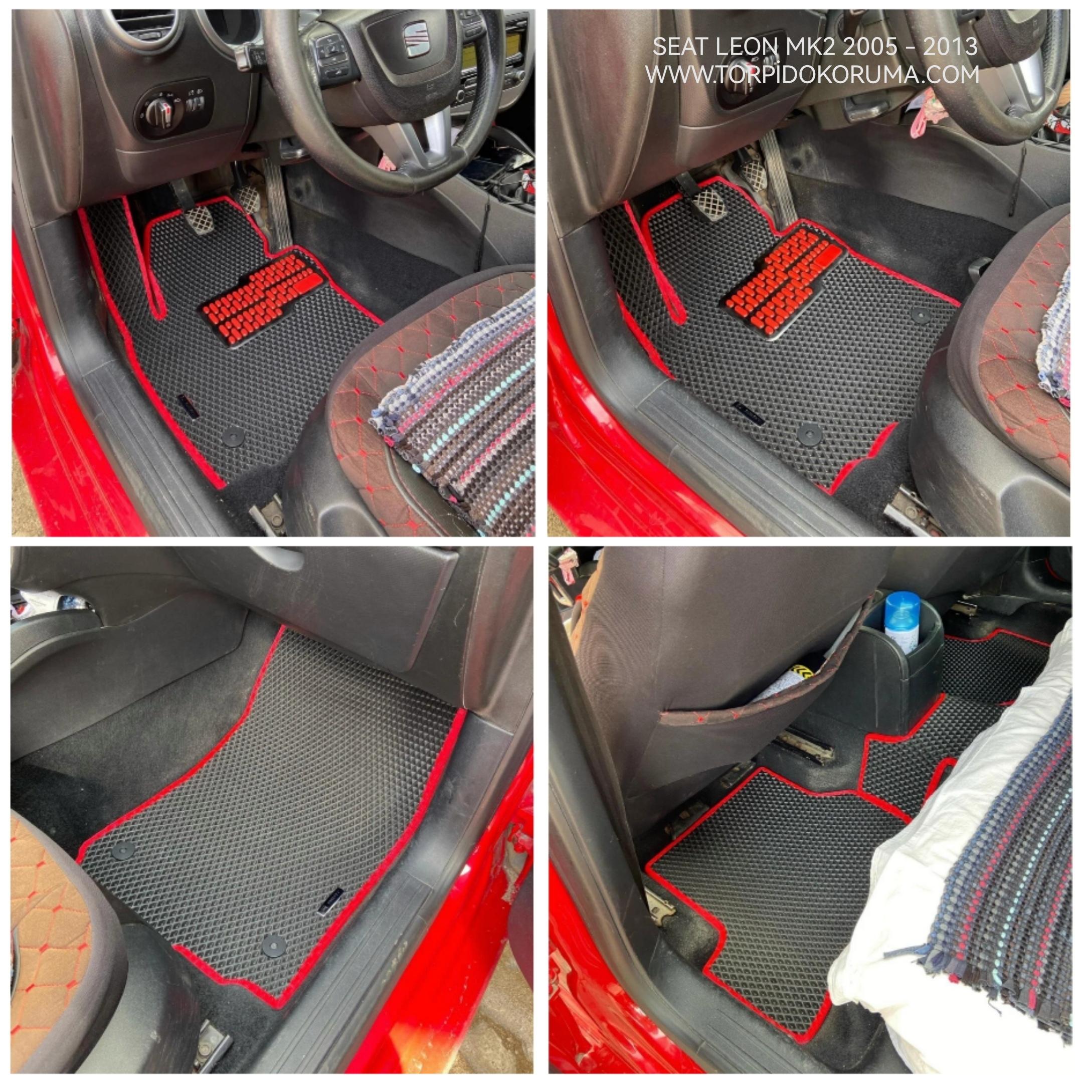 Seat Leon Mk2 2005 - 2013 Akıllı Premium Eva Oto Paspas (Aksesuarlar Fiyata Dahil Değildir)