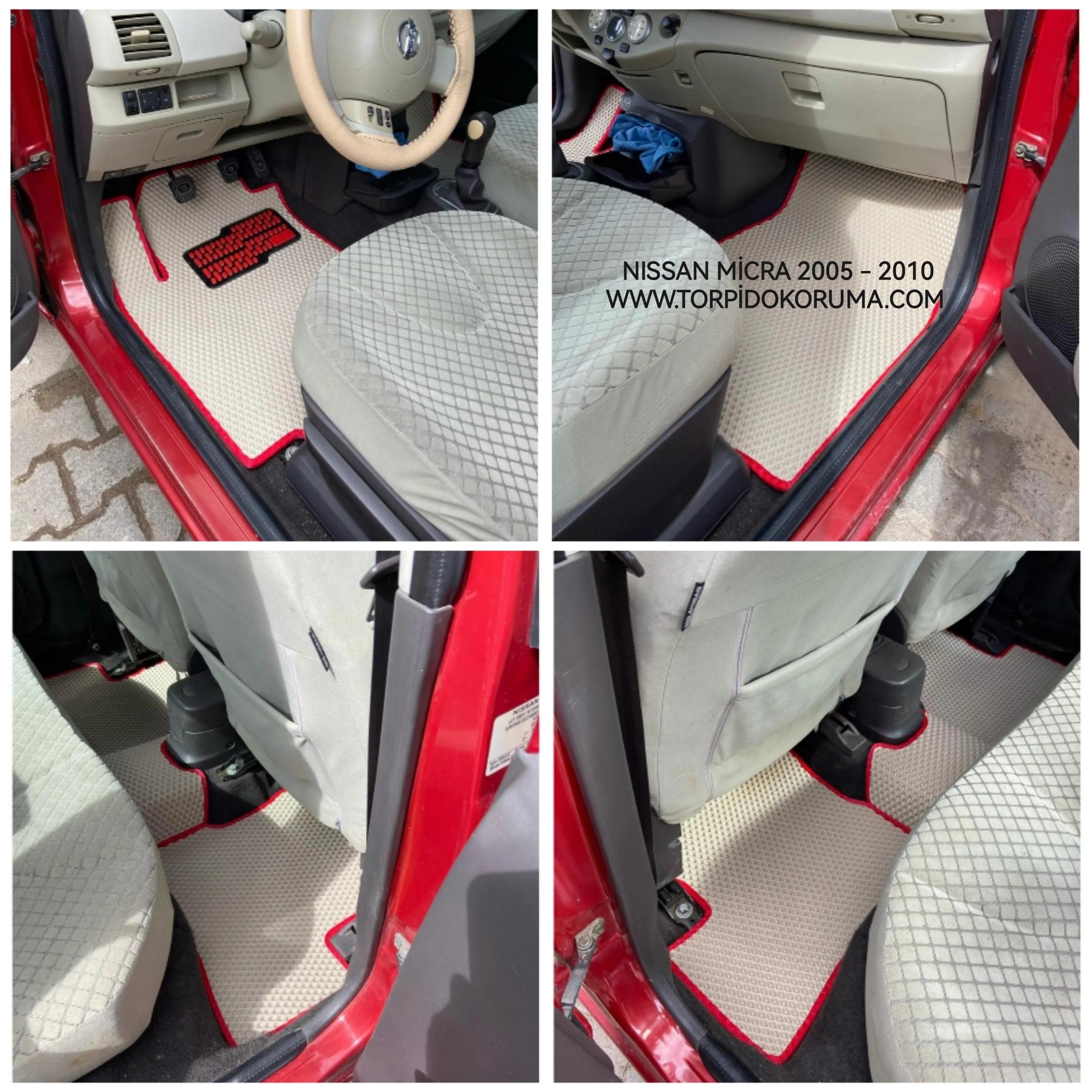 Nissan Micra 2005 - 2010 Akıllı Premium Eva Oto Paspas (Aksesuarlar Fiyata Dahil Değildir)