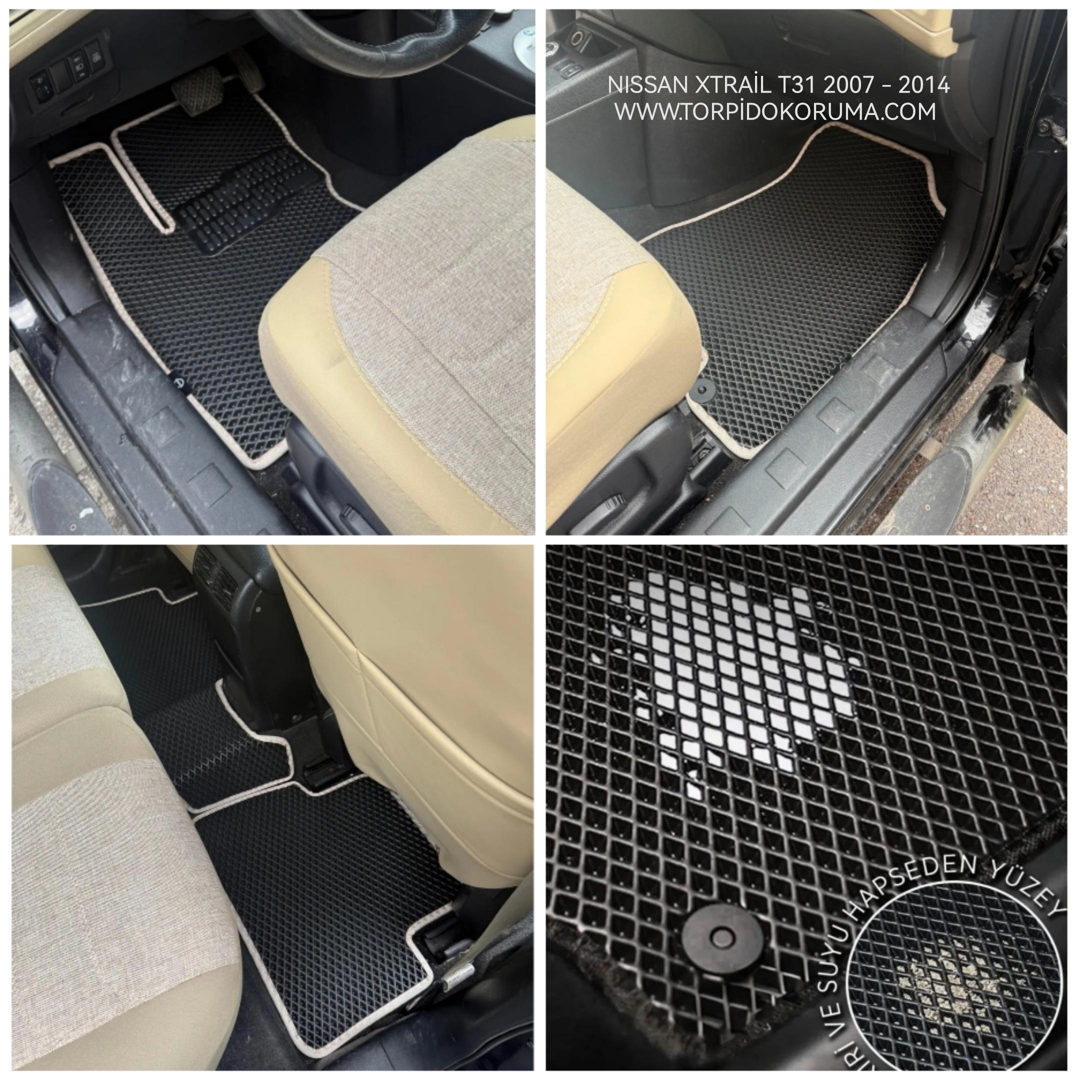 Nissan X - Trail 2007 - 2014 Akıllı Premium Eva Oto Paspas (Aksesuarlar Fiyata Dahil Değildir)