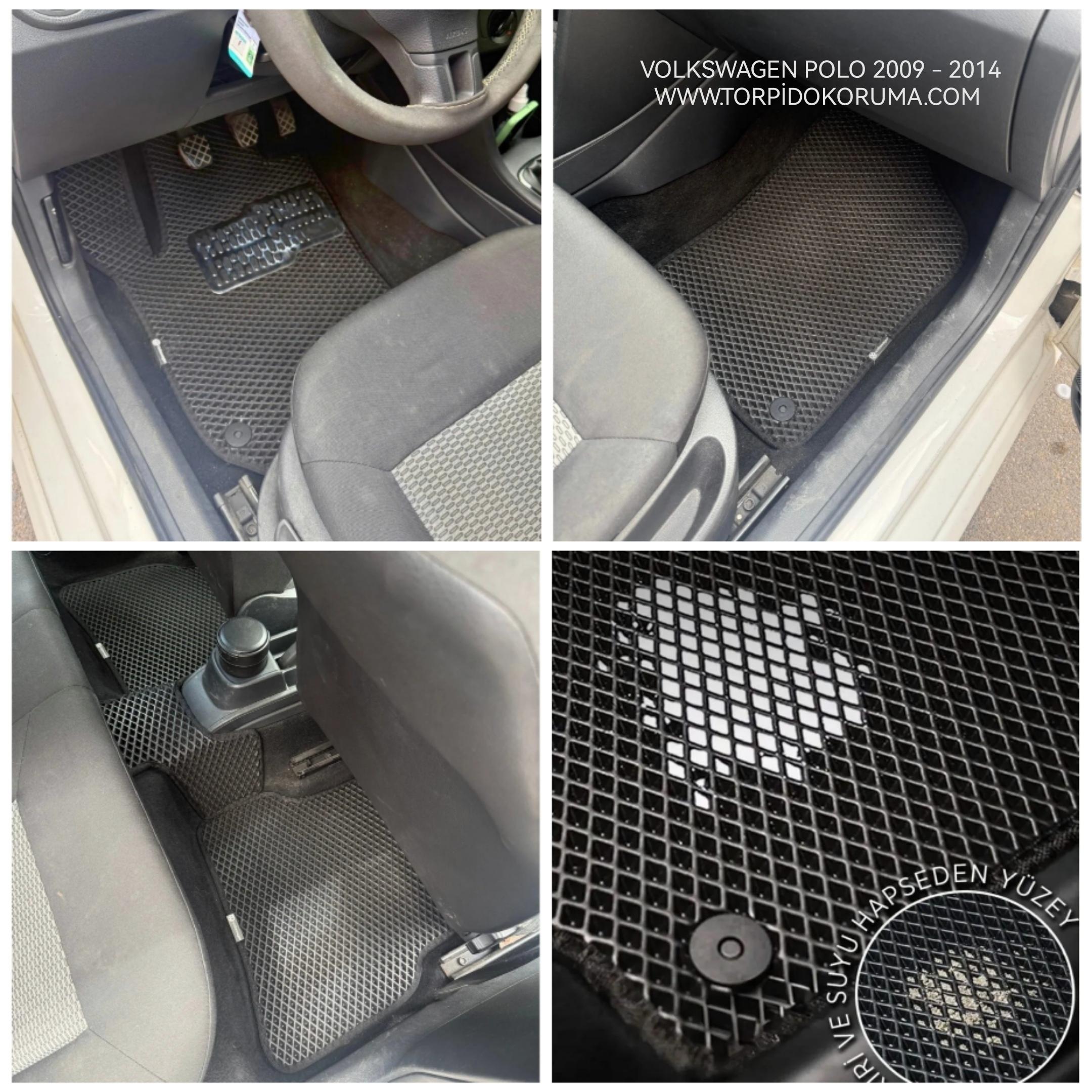 Volkswagen Polo 2009 - 2014 Kasa Akıllı Premium Eva Oto Paspas (Aksesuarlar Fiyata Dahil Değildir)