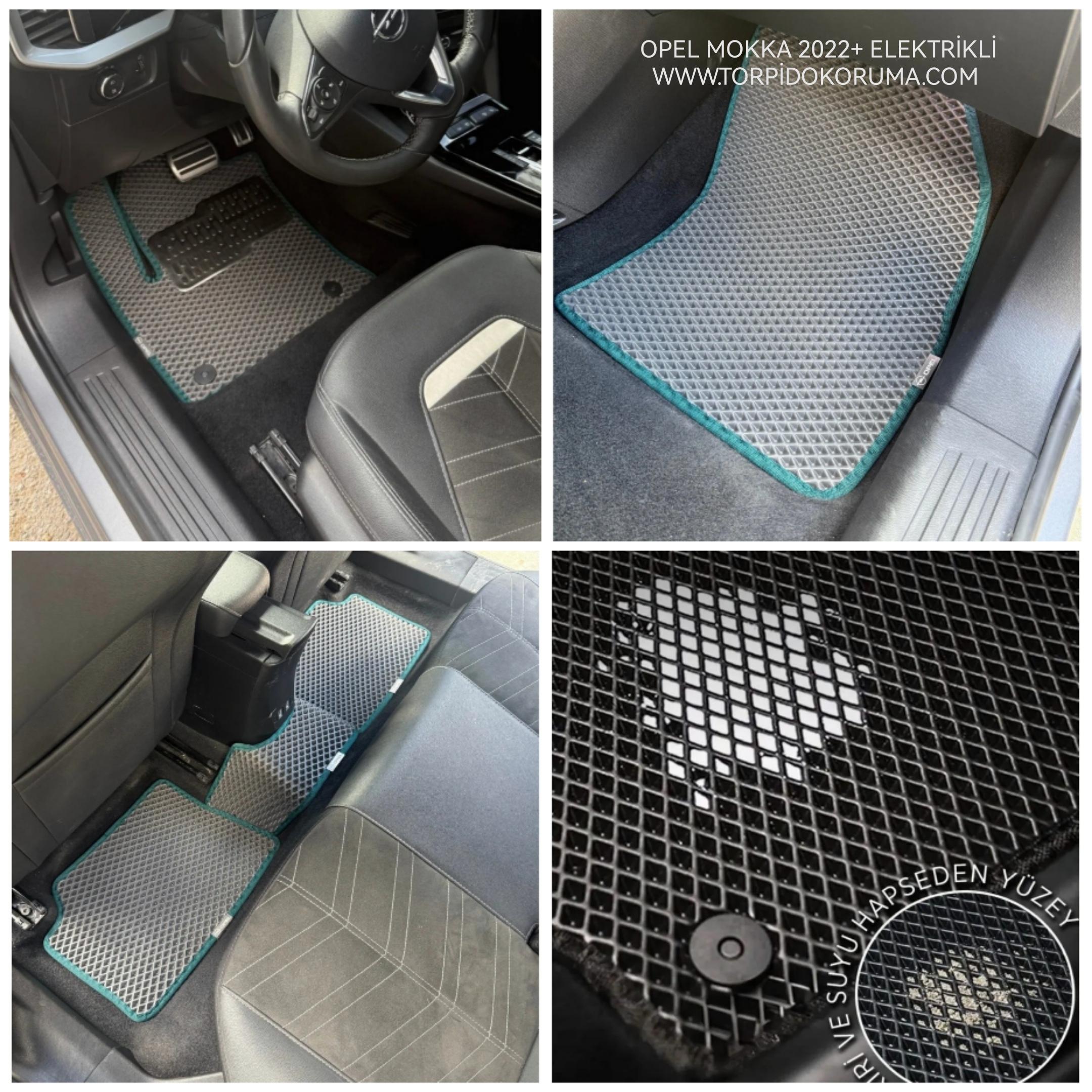 Opel Mokka 2022+ Elektrikli Akıllı Premium Eva Oto Paspas (Aksesuarlar Fiyata Dahil Değildir)