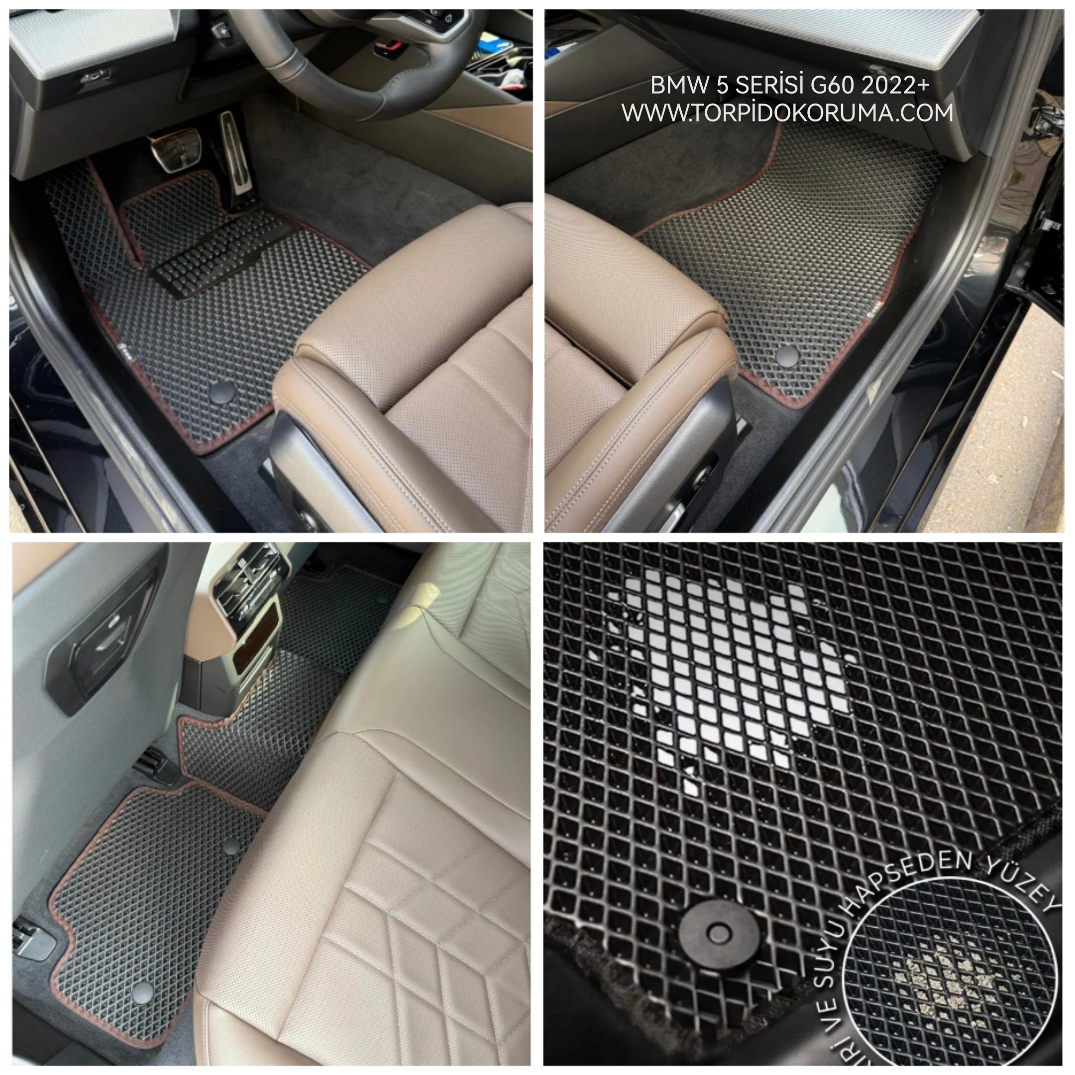 Bmw 5 Serisi G60 2022+ Kasa Akıllı Premium Eva Oto Paspas (Aksesuarlar Fiyata Dahil Değildir)