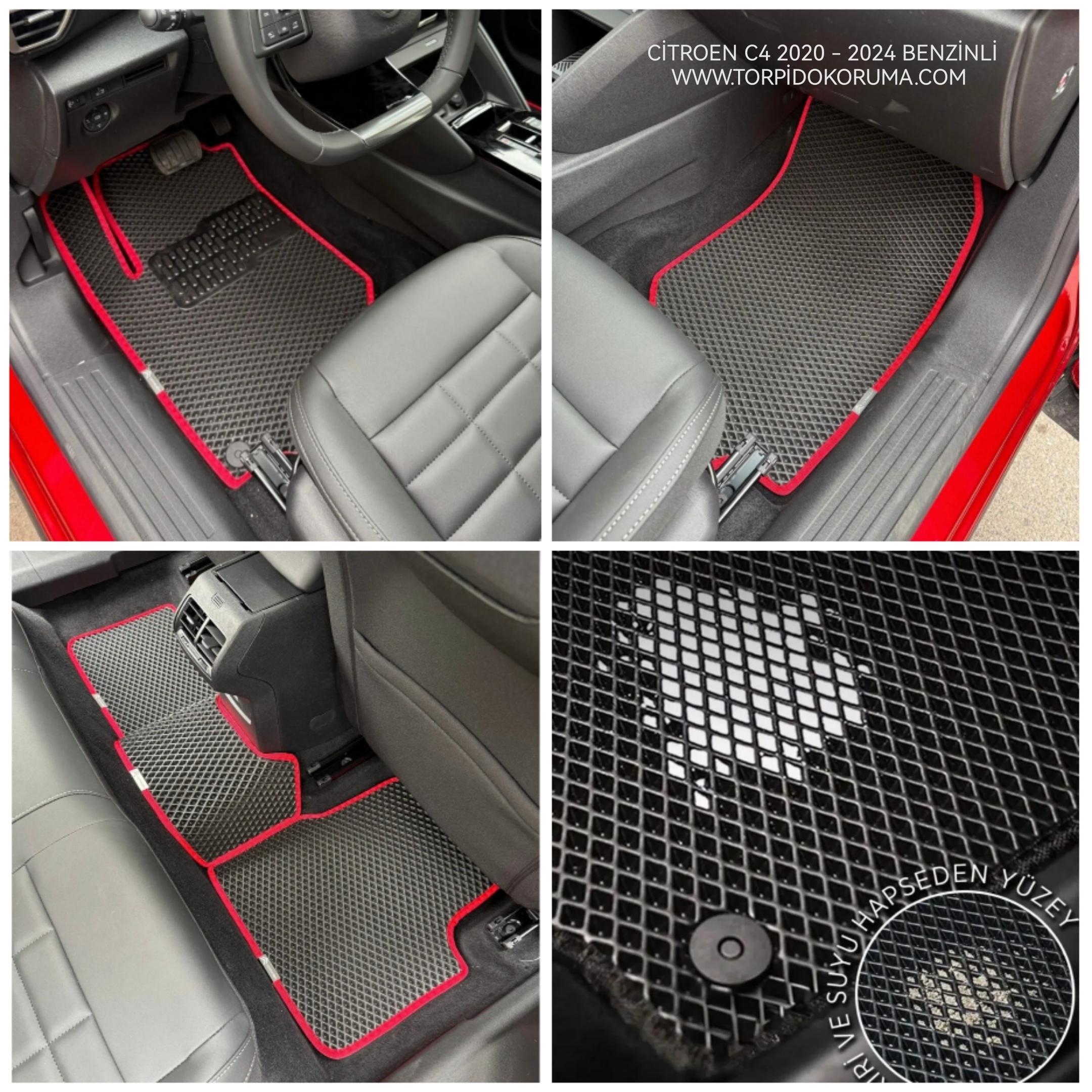 Citroen C4 2020 - 2024 Benzinli Kasa Akıllı Premium Eva Oto Paspas (Aksesuarlar Fiyata Dahil Değildir)