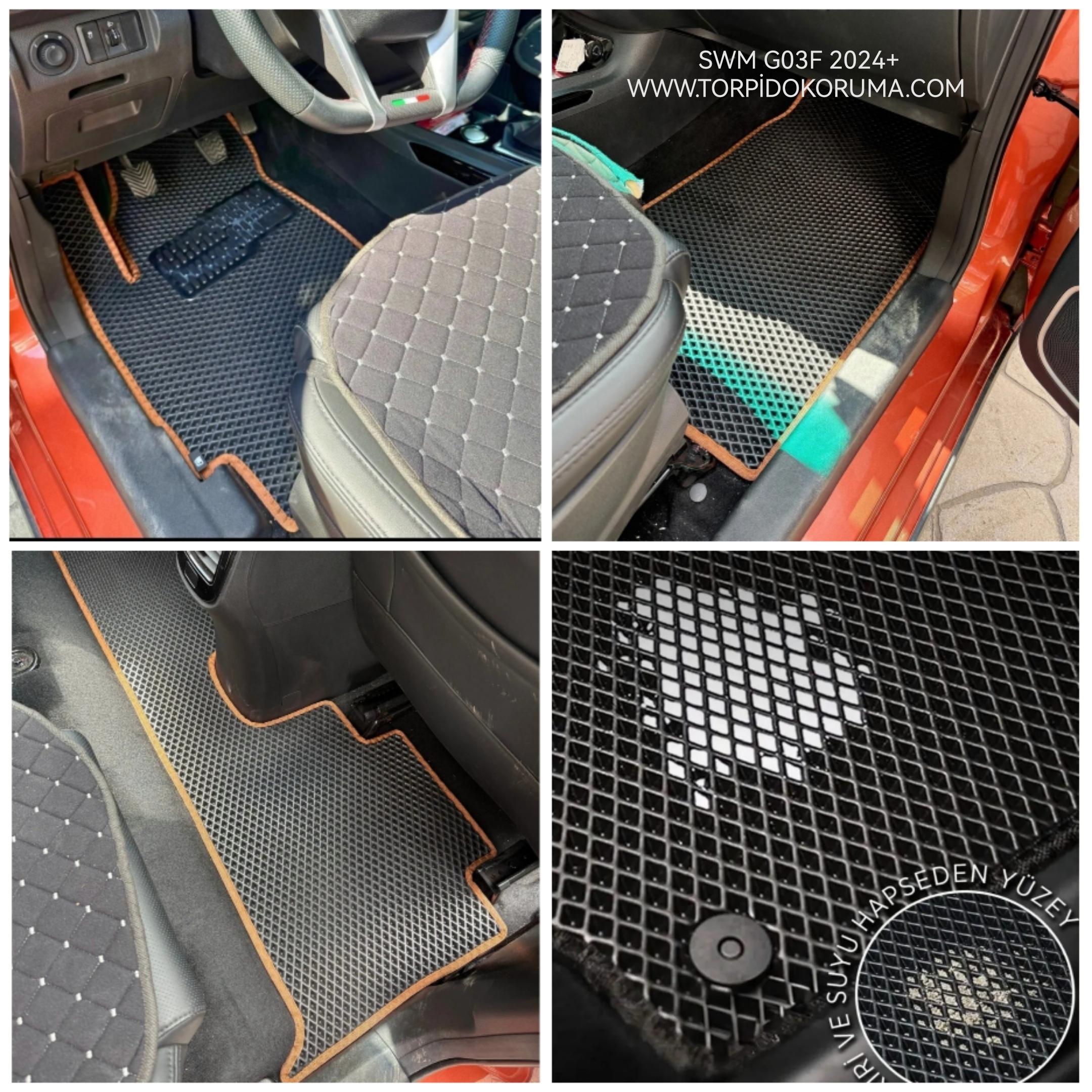 Swm G03F 2024+ Kasa Akıllı Premium Eva Oto Paspas (Aksesuarlar Fiyata Dahil Değildir)