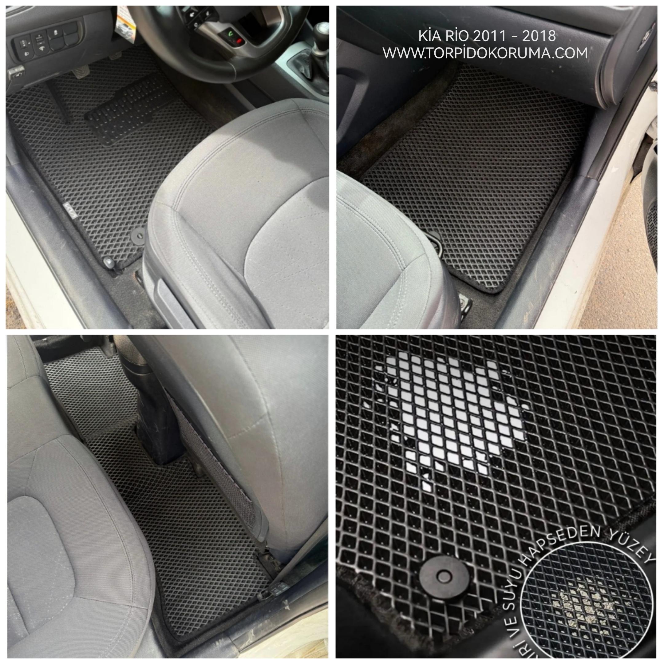 Kia Rio 2011 - 2017 Akıllı Premium Eva Oto Paspas (Aksesuarlar Fiyata Dahil Değildir)