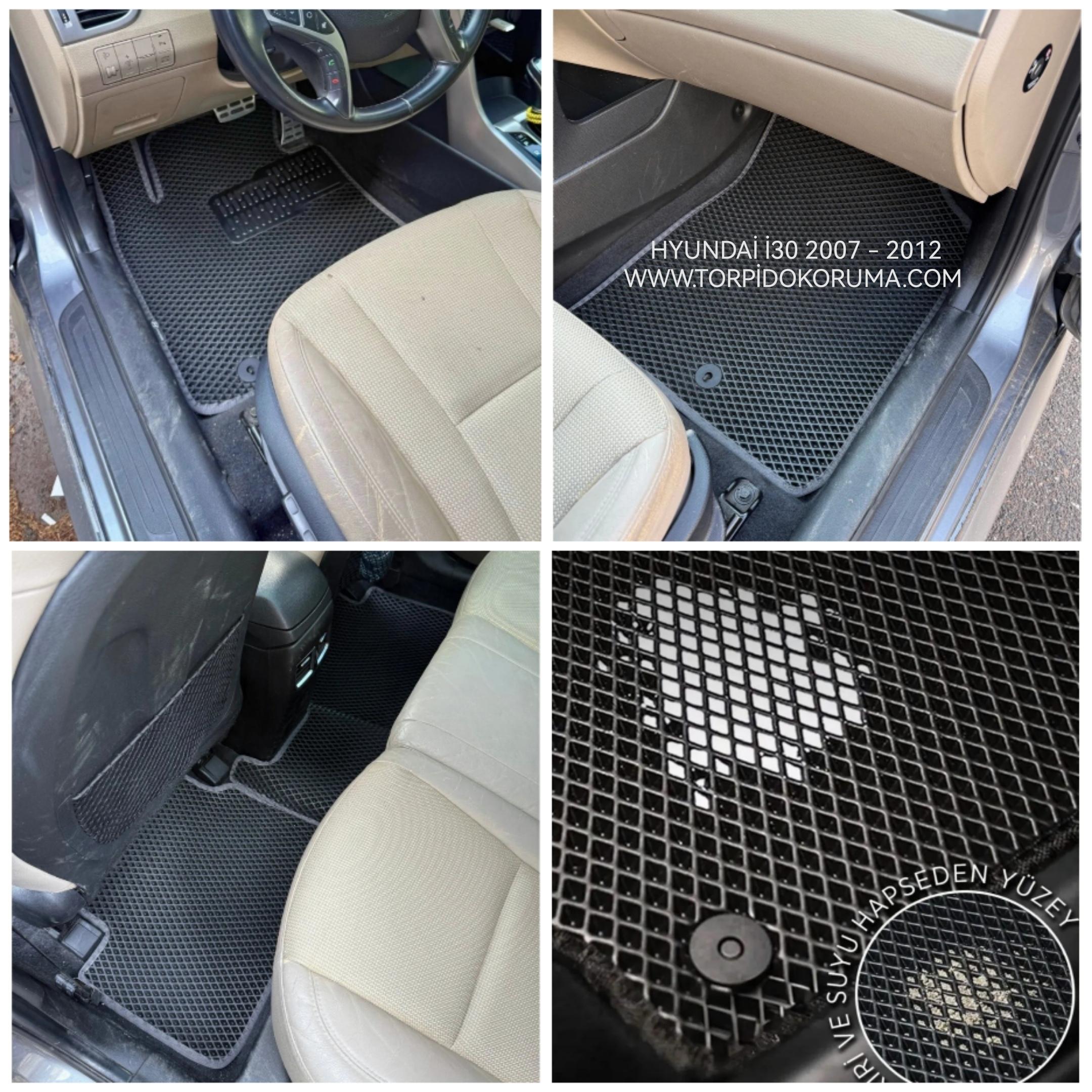 Hyundai İ30 2007 - 2012 Akıllı Premium Eva Oto Paspas (Aksesuarlar Fiyata Dahil Değildir)