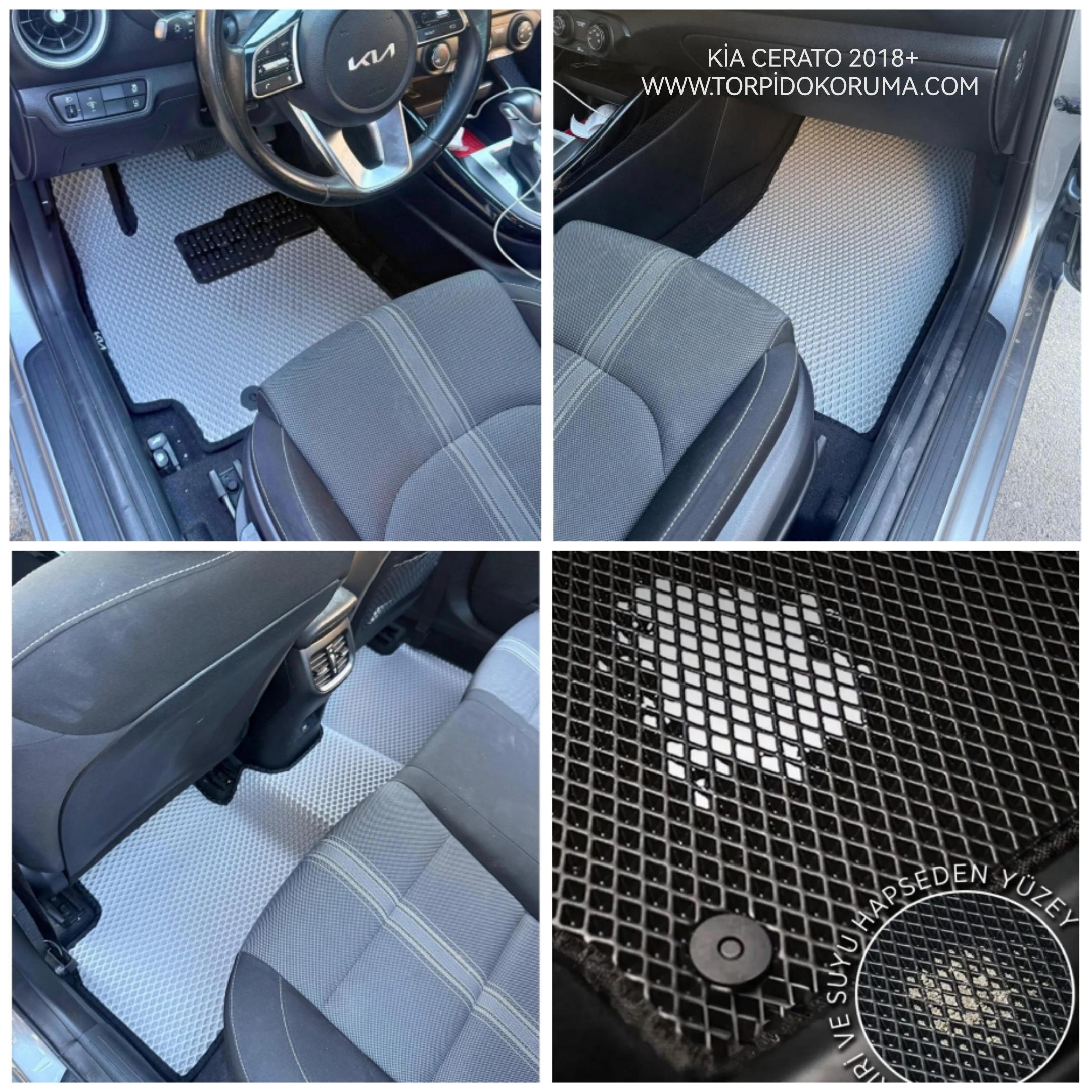 Kia Cerato 2018+ Akıllı Premium Eva Oto Paspas (Aksesuarlar Fiyata Dahil Değildir)